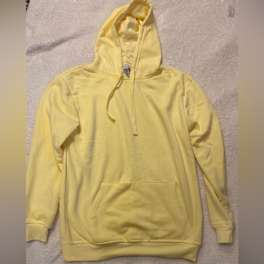 Yellow hoodie